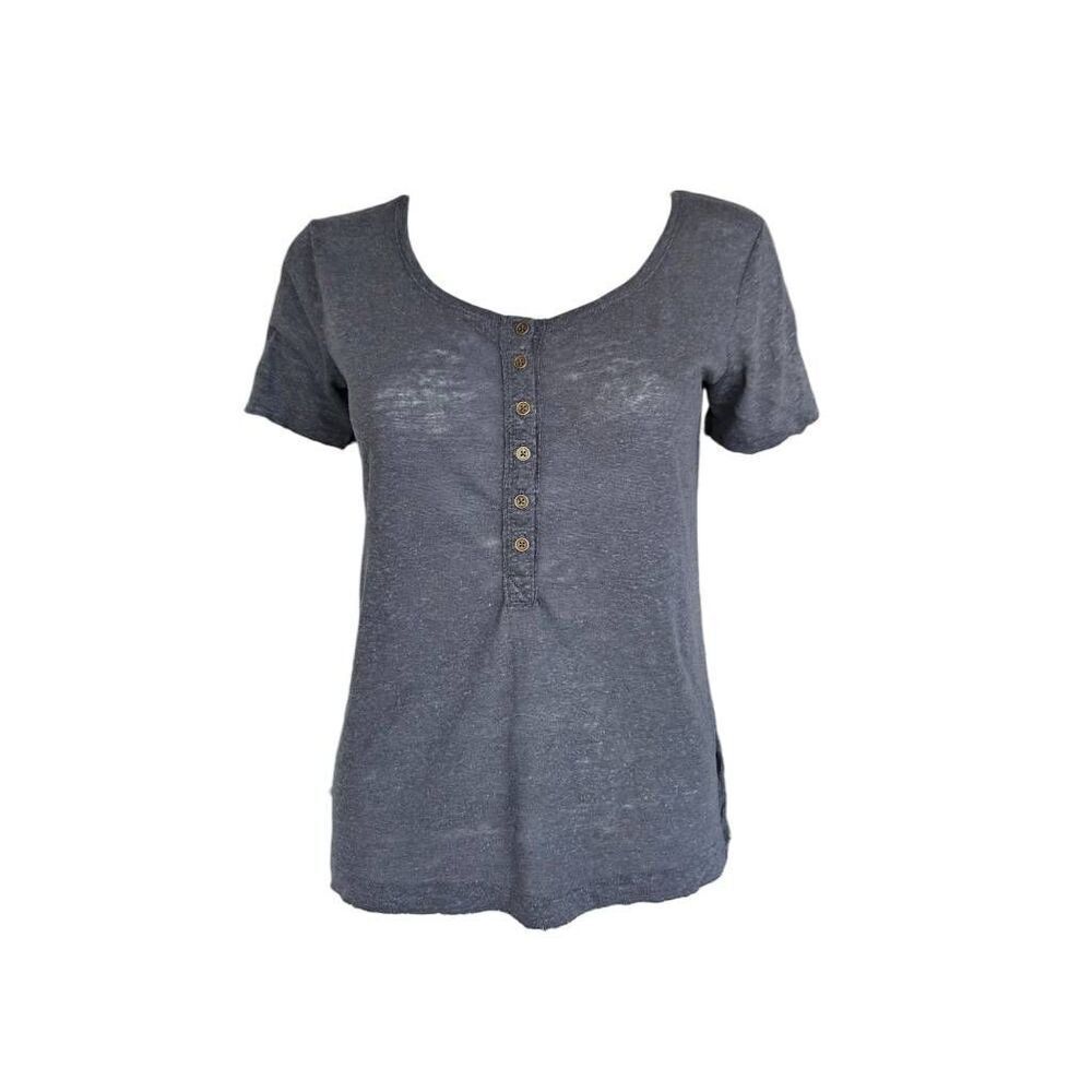 mudd vintage linen henley